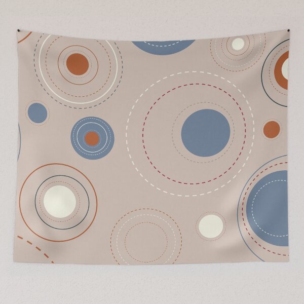 Item preview, Retro Circles Pattern Graphic. Seamless Geometric designed and sold by risingrocket.
