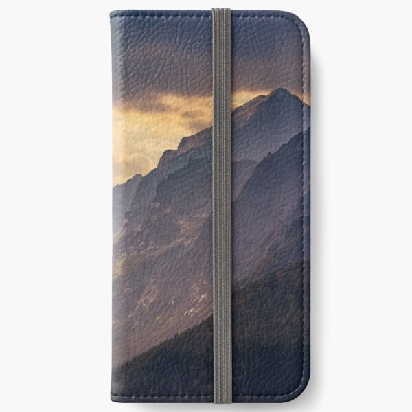 rocky tops at sunset iPhone Wallet