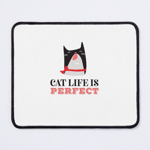Item preview, Funny cat life is perfect dad cat beautiful cat black cat meowing designed and sold by KHELISTORE.