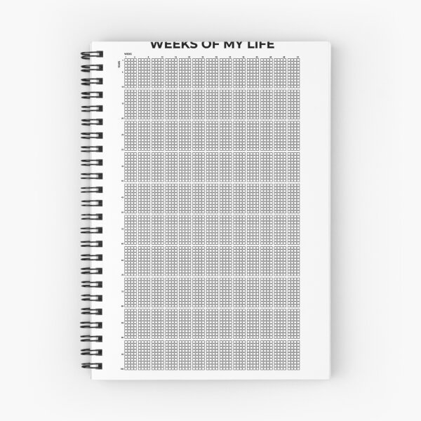 Item preview, my life in weeks Poster designed and sold by cecilebilfold.