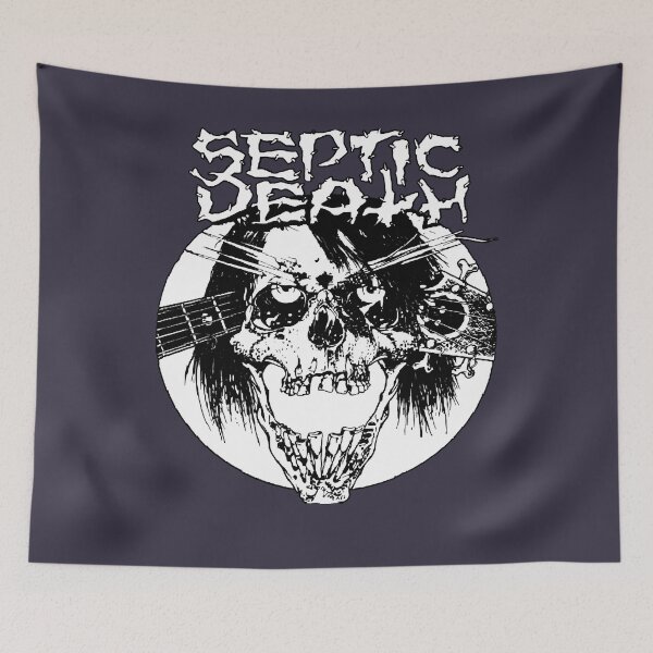 Item preview, People Call Me Music Pushead Septic Death Skull Screeching Deafness designed and sold by MikeJacobs.