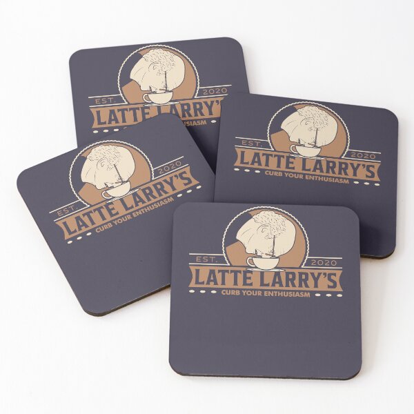 Item preview, Funny Man Tv Latte Larry's Curb Your Enthusiasm Est 2020 designed and sold by NikolajLinke.
