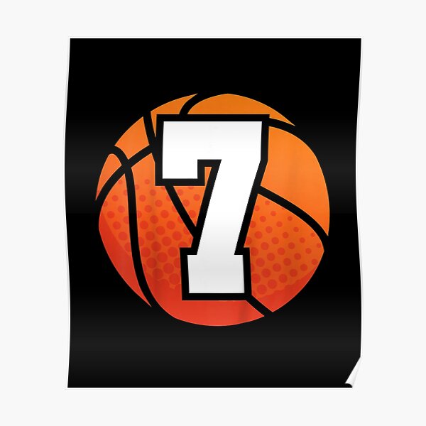 number 7 basketball