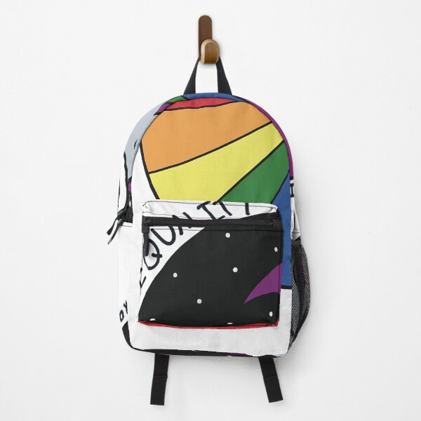 Item preview, Ace and Pride Flags Rocket - Black Sky - Text designed and sold by ClarenNiskanen.