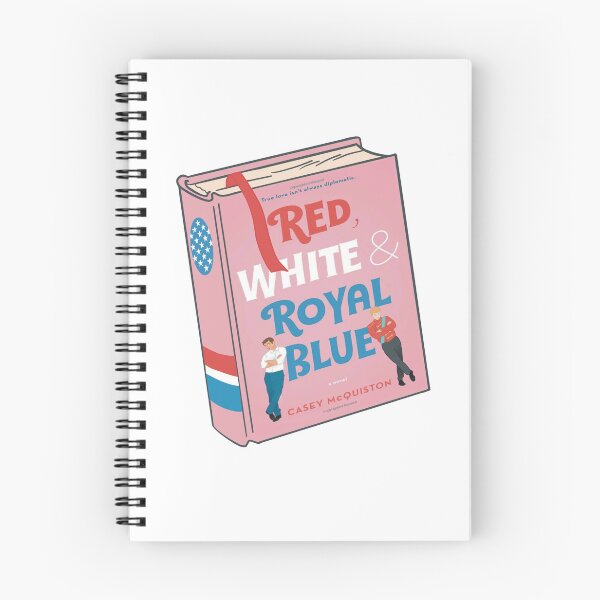Item preview, Red, White and Royal Blue Book Cover designed and sold by Tessa Van Vooren.