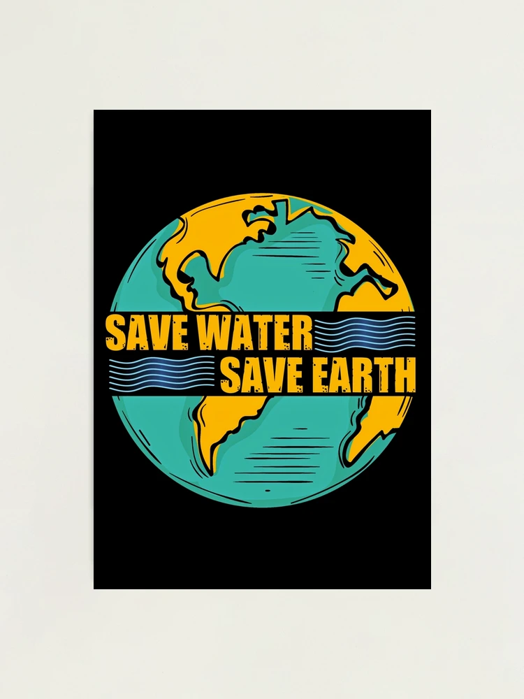 how to draw save water poster drawing || save water save earth drawing for  kids - YouTube