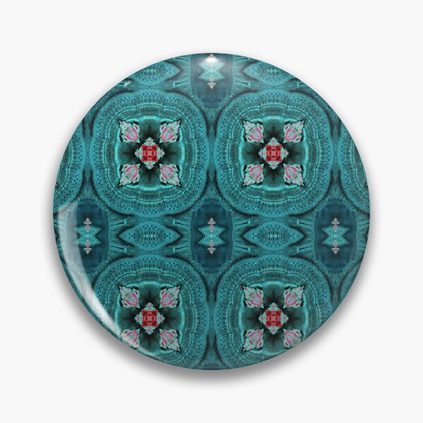 Item preview, Teal colour seamless pattern. designed and sold by Trianglegreen.