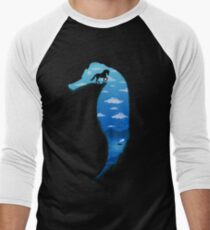 Seahorse Men's Baseball ¾ T-Shirt