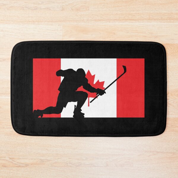 Aperçu de l'œuvre supporter ou fan. Cadeau idéal pour les passionnés de hockey sur glace et les patriotes. créée et vendue par CanvasTee.