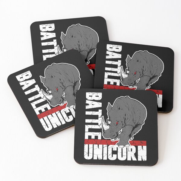 Item preview, Battle Unicorn Rhino Grunge Style designed and sold by aaronbolser.