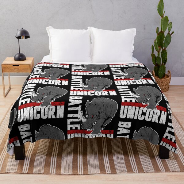 Item preview, Battle Unicorn Rhino Grunge Style designed and sold by aaronbolser.