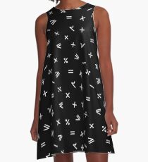 Mathematical Pattern A-Line Dress
