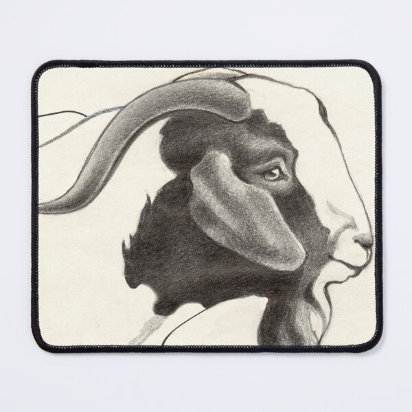 Item preview, Boer Buck Headstudy 2 designed and sold by Patricia Howitt.