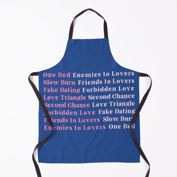 Item preview, Booktok Romance Book Tropes (pink&blue) designed and sold by forkmuddies.