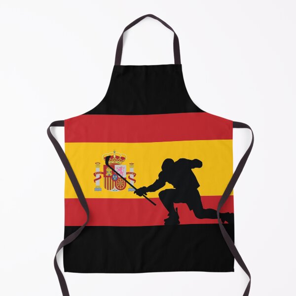 Item preview, Spanish Ice Hockey Silhouette Celebration designed and sold by CanvasTee.