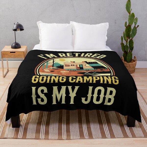 Item preview, I'm Retired Going Camping Is My Job Camping Camper Gifts designed and sold by BennetJaco.