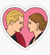 Buffy the Vampire Slayer and Spike Sticker