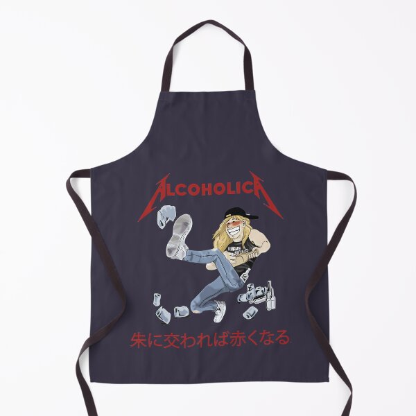 Item preview, Singer Heavy Metal Alcoholica Young Drunk Cartoon Illustration designed and sold by MikeJacobs.