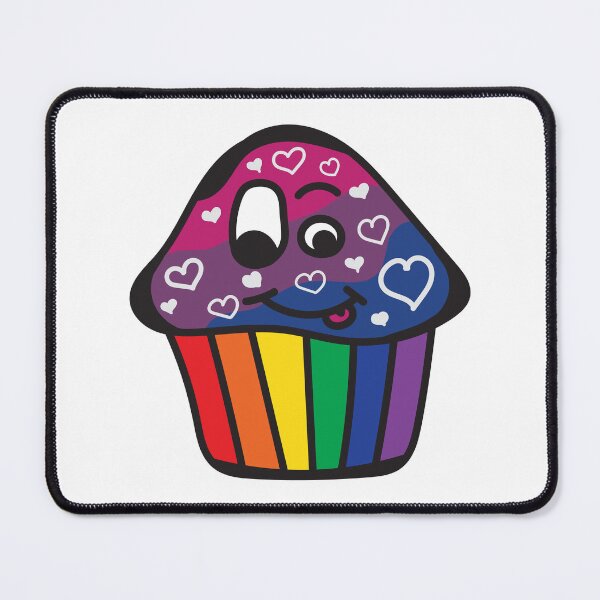 Item preview, Biromantic Pride Rainbow Cupcake designed and sold by BiOurPride.