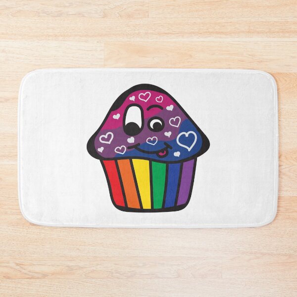 Item preview, Biromantic Pride Rainbow Cupcake designed and sold by BiOurPride.