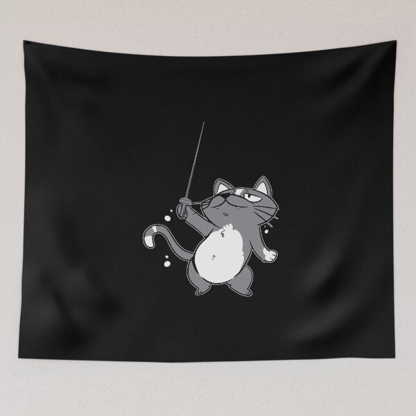 Item preview, Funny Animal Fencing Sports Humor For A Pet Cat Lover Fencer designed and sold by Nessshirts.