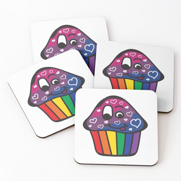 Item preview, Biromantic Pride Rainbow Cupcake designed and sold by BiOurPride.