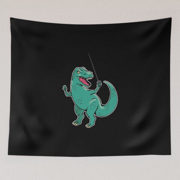 Item preview, Funny Dinosaur Fencing Humor For A Trex Dino Lover Fencer designed and sold by Nessshirts.