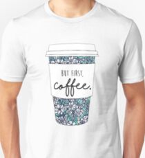 Floral Coffee Unisex T-Shirt