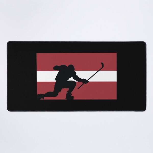 Item preview, Latvia Ice Hockey Silhouette Celebration  designed and sold by CanvasTee.