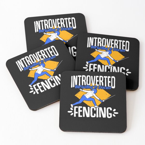 Item preview, Introverted But Willing To Discuss Funny Fencing Sports Fan designed and sold by Nessshirts.