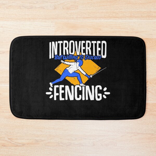 Item preview, Introverted But Willing To Discuss Funny Fencing Sports Fan designed and sold by Nessshirts.