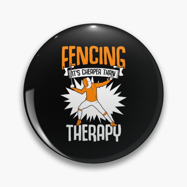 Item preview, Cheaper Than Therapy Funny Fencing Sports Humor For A Fencer designed and sold by Nessshirts.