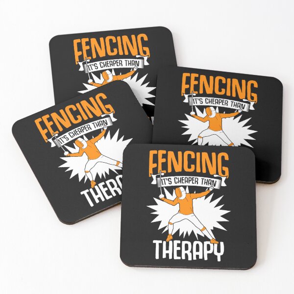 Item preview, Cheaper Than Therapy Funny Fencing Sports Humor For A Fencer designed and sold by Nessshirts.