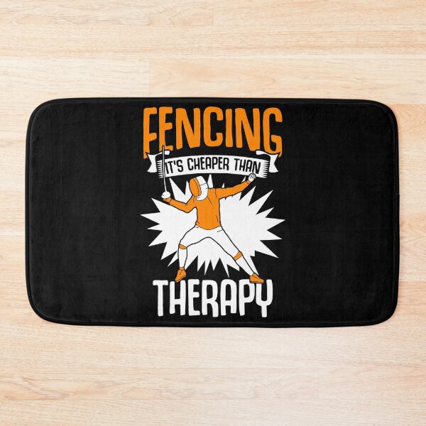 Item preview, Cheaper Than Therapy Funny Fencing Sports Humor For A Fencer designed and sold by Nessshirts.