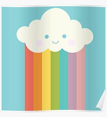 Proud rainbow cloud Poster