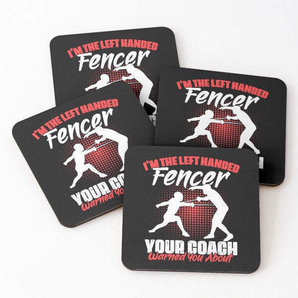 Item preview, Funny Sword Fighting Humor For A Left Handed Fencer Swordman designed and sold by Nessshirts.