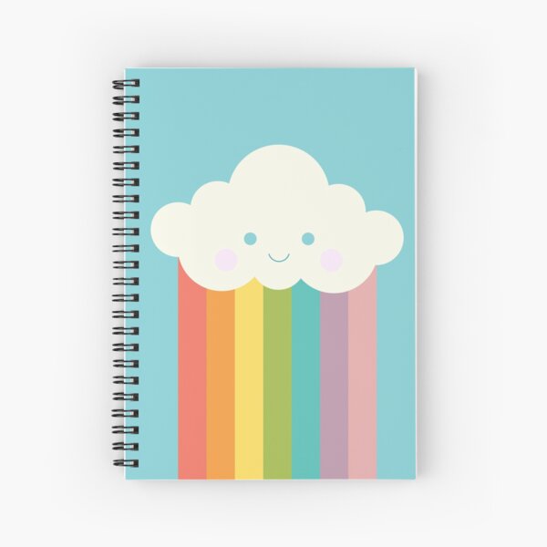 Rainbow Spiral Notebook | Journals | Cute | Kids | Illustration | Colorful  | Drawing | Writing | Gift — Danielle Chandler Design