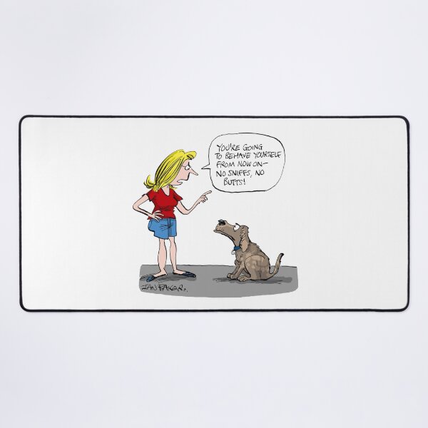 Item preview, No Sniffs, No Butts! designed and sold by IanBakerToons.
