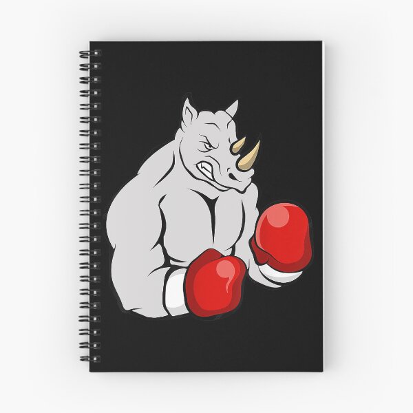 Item preview, Funny Boxing Rhino With Gloves Kickboxer designed and sold by aaronbolser.