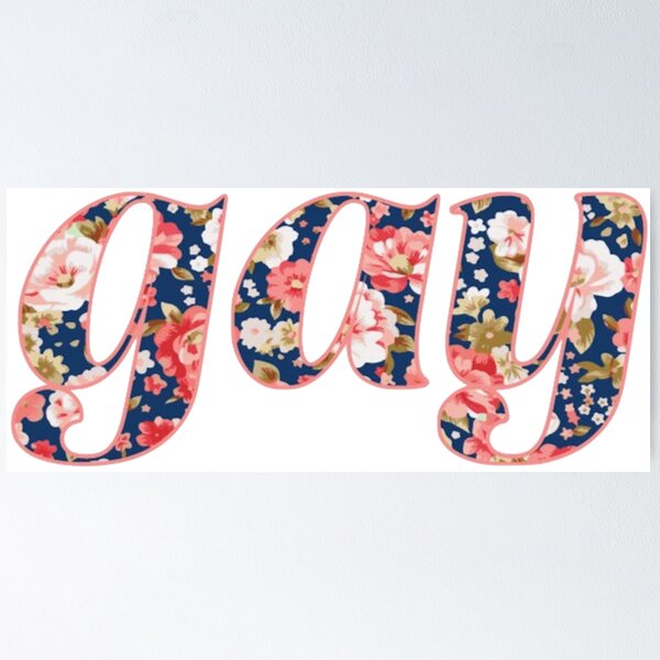 Item preview, flowery gay - gay stuff designed and sold by cvx-official.