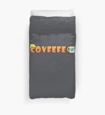 Covfefe Coffee Trump Tweets Duvet Cover