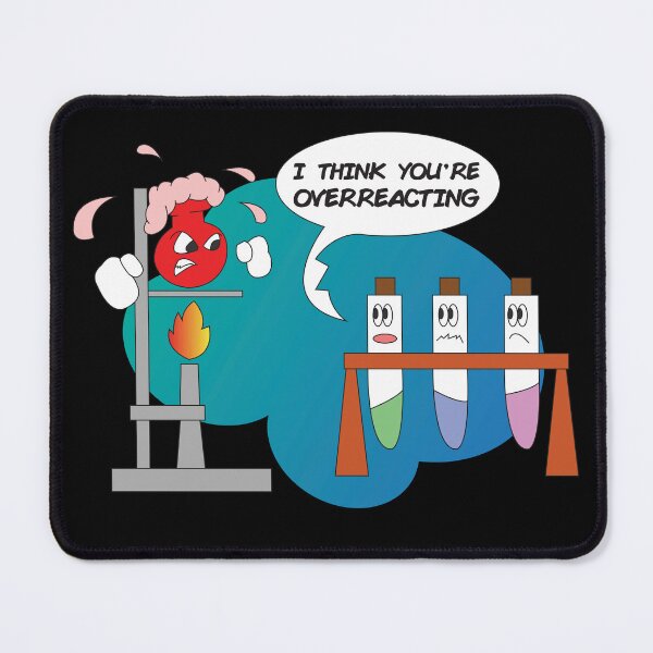 Item preview, Funny Chemistry Comic Chemical Reaction designed and sold by asphaltbubble.