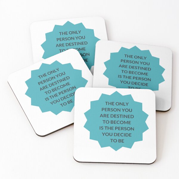 Item preview, The only person you are destined to become is the person you decide to be  designed and sold by Inspirationmotivation.