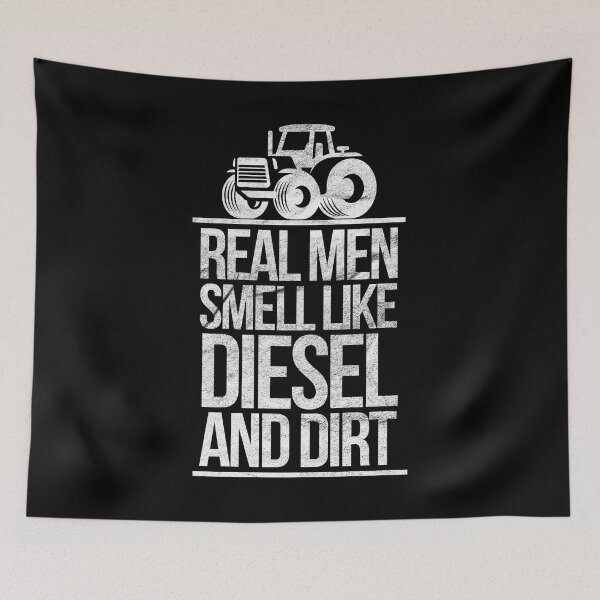 Item preview, Real Men Smell Like Diesel And Dirt designed and sold by asphaltbubble.