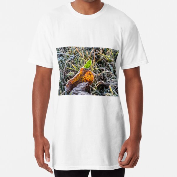 yellow and green foliage in the grass Long T-Shirt