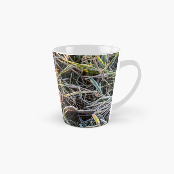 yellow and green foliage in the grass Tall Mug