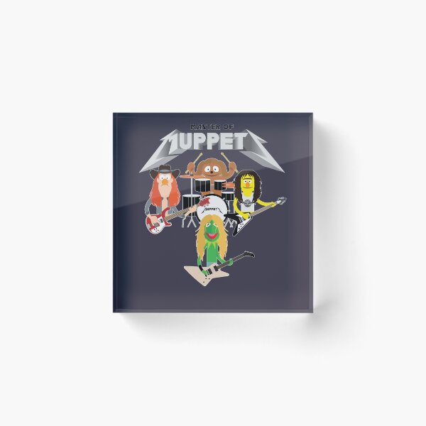 Item preview, Vintage Retro Metal Master of Muppets 2 Muppets as Metallica Band designed and sold by MikeJacobs.