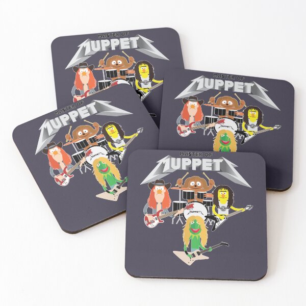 Item preview, Vintage Retro Metal Master of Muppets 2 Muppets as Metallica Band designed and sold by MikeJacobs.