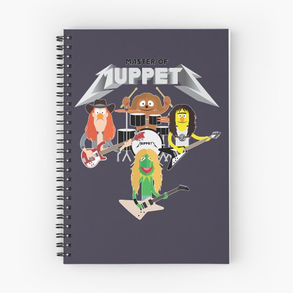 Item preview, Vintage Retro Metal Master of Muppets 2 Muppets as Metallica Band designed and sold by MikeJacobs.