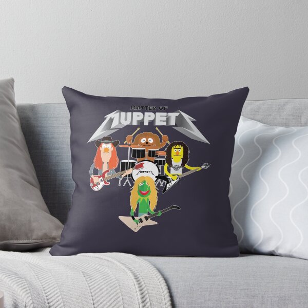 Item preview, Vintage Retro Metal Master of Muppets 2 Muppets as Metallica Band designed and sold by MikeJacobs.